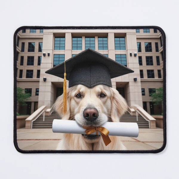 Item preview, Golden Retriever Graduate With a Diploma designed and sold by Maria Dryfhout.