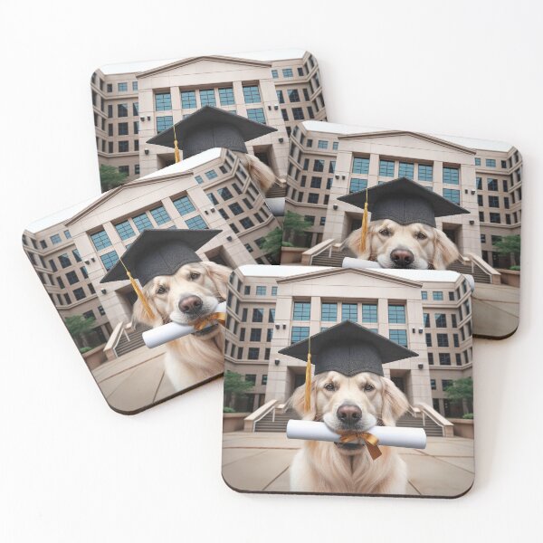 Item preview, Golden Retriever se gradúa con un diploma designed and sold by Maria Dryfhout.