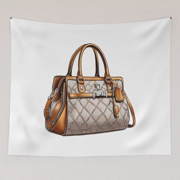 Item preview, Elegant Woman's Designer Bag - Highly Detailed Digital Painting designed and sold by MatthewAMerman.