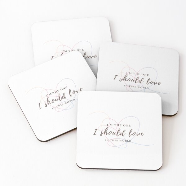 Item preview, BTS JIN Epiphany I’m the one I should love in this world Run Seokjin Ep Tour Army Bangtan Minimalist Cute Lyrics Quote Trending Gift Aesthetic designed and sold by Winterlock.