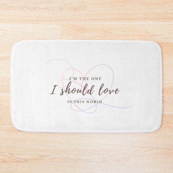 Item preview, BTS JIN Epiphany I’m the one I should love in this world Run Seokjin Ep Tour Army Bangtan Minimalist Cute Lyrics Quote Trending Gift Aesthetic designed and sold by Winterlock.