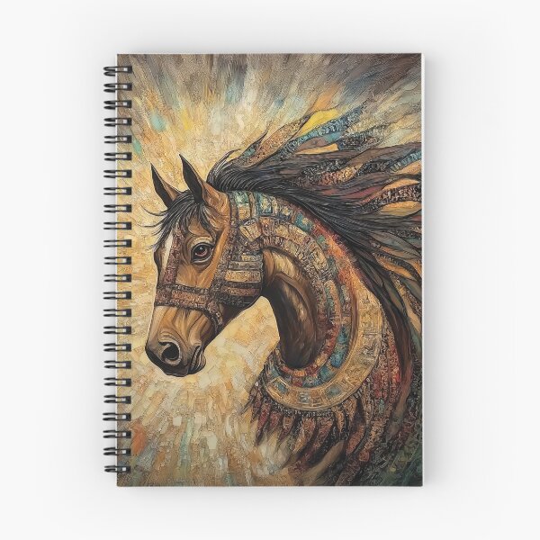 Item preview, A stylized Arabian horse design ornate patterns with vibrant color. designed and sold by HEMRO.