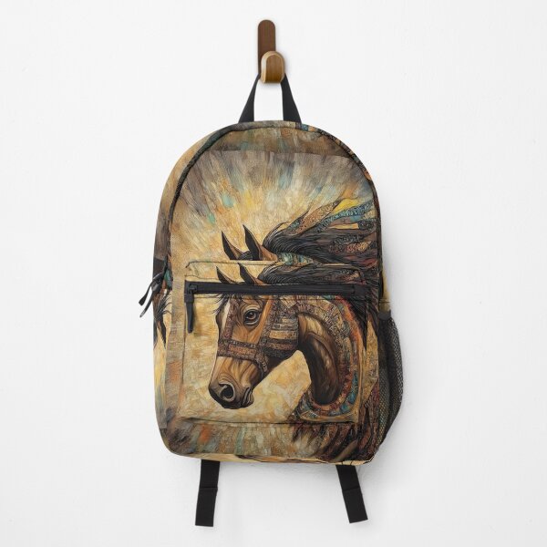 Item preview, A stylized Arabian horse design ornate patterns with vibrant color. designed and sold by HEMRO.