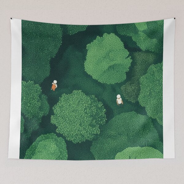 Item preview, Serene Forest Wanderers Nature Art designed and sold by Retrocranio.