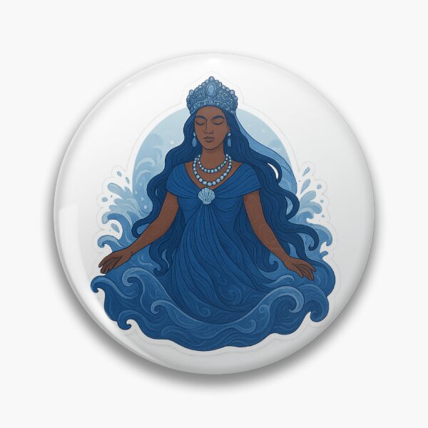 Item preview, Crowned by the Sea  Yemaya / Coronada por el Mar – Yemayá designed and sold by VelaVestida.