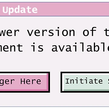 Artwork thumbnail, System Update Shift Reality Windows Computer Pop Up by EndTaskStudio