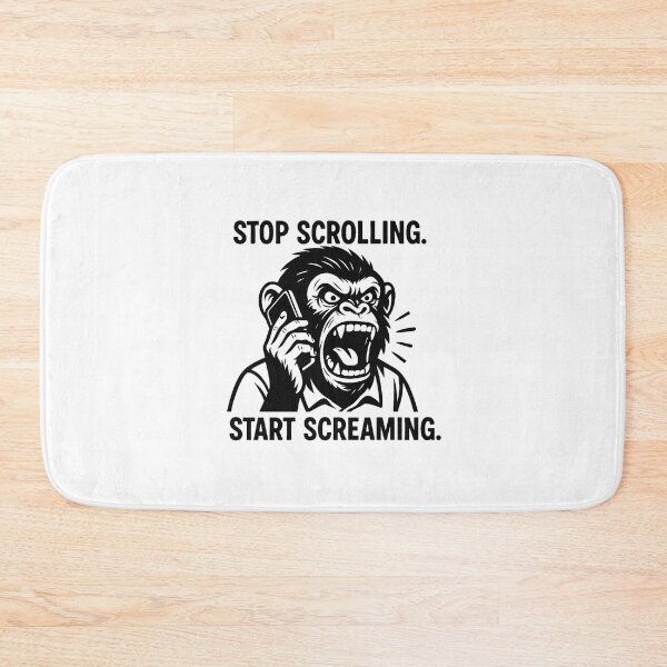 Item preview, Angry Ape on Call – Stop Scrolling, Start Screaming! designed and sold by TZN Wear.