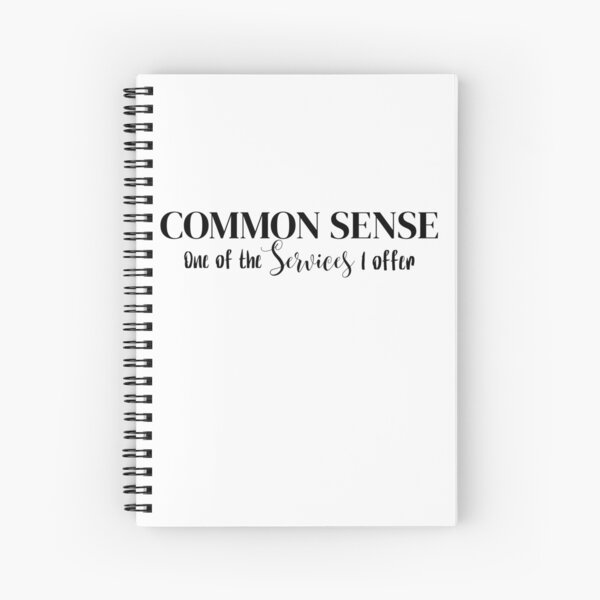 Item preview, common sense designed and sold by UknowUrselfBest.
