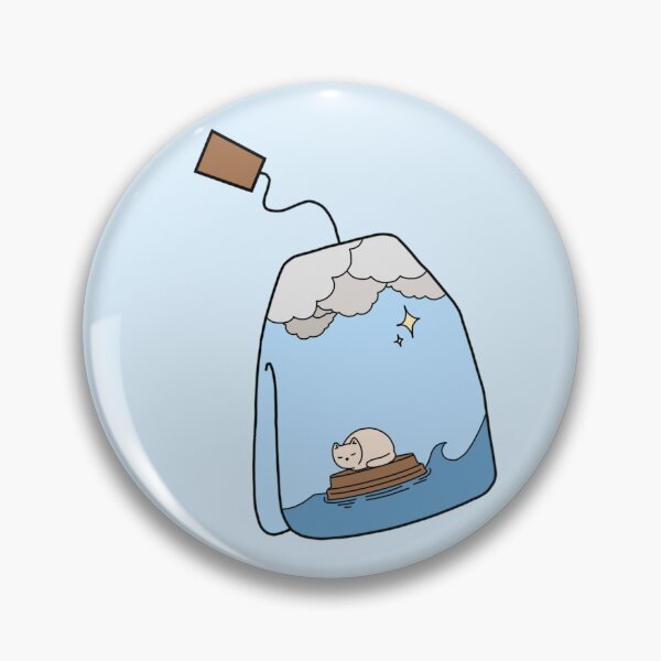 Item preview, Teabag Kitty - Day designed and sold by SirKiwiSparkles.