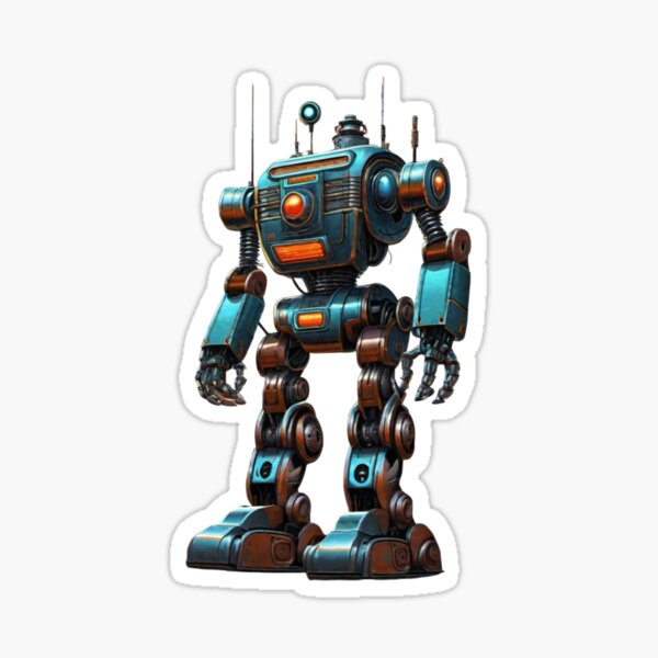 Item preview, Retro-Futuristic Robot designed and sold by MatthewAMerman.