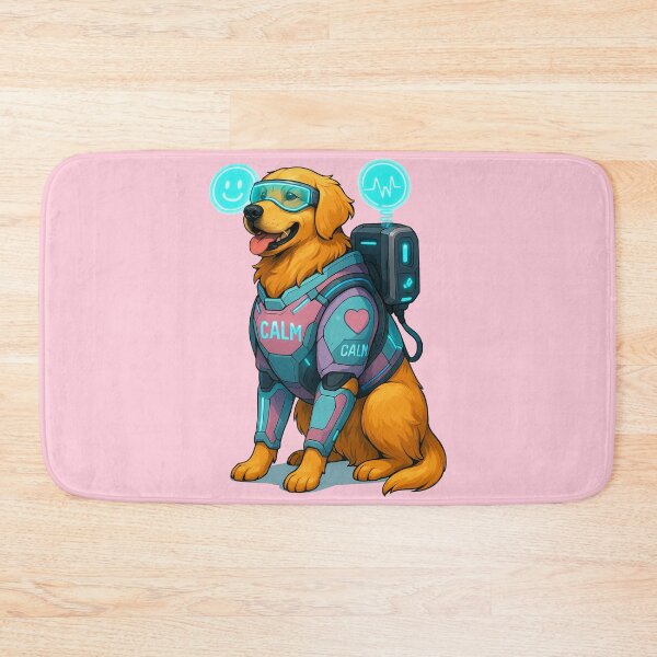 Item preview, Cyber Support Dog – Golden Retriever designed and sold by Patternicity.