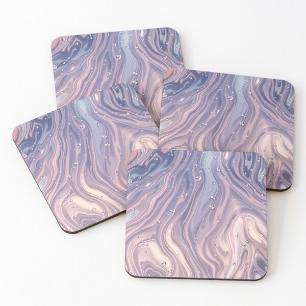 Item preview, Patrón abstracto de color lila acuático designed and sold by LoveWithYou.