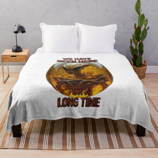 Item preview, Alien in Amber – "We Have Been Here for a Long Time" designed and sold by AleksKos.