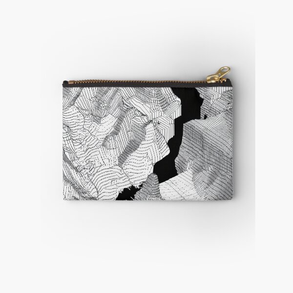 Item preview, Abstract Topographic Line Art of Mountain Terrain designed and sold by Retrocranio.
