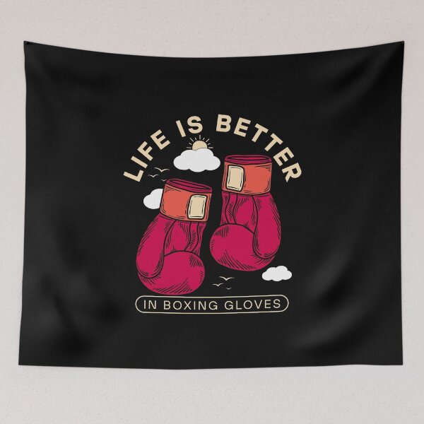 Item preview, Life is better in boxing gloves designed and sold by Peerless-Prime.