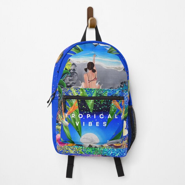 Item preview, Tropical vibes, imaginary tropical landscape designed and sold by GabiVitryArt.