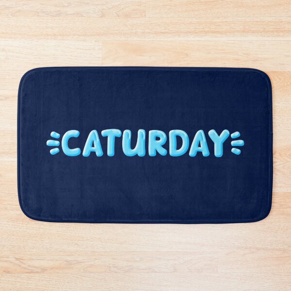 Item preview, Caturday, Aqua Blue designed and sold by Memes N Lore .