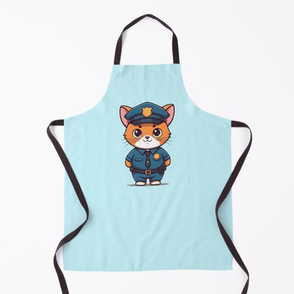 Item preview, Police cat designed and sold by PrintLabStudio.