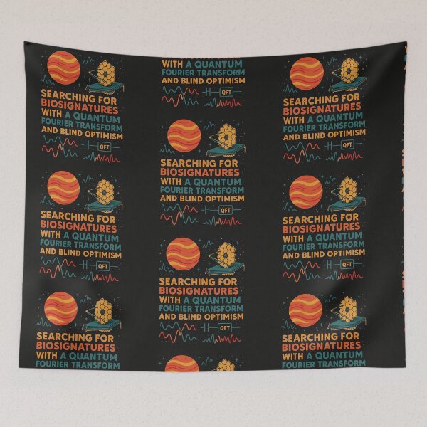 Item preview, Quantum Fourier Biosignature Scan – Exoplanet Data Analysis Tee designed and sold by Exoplanet Wildlife.