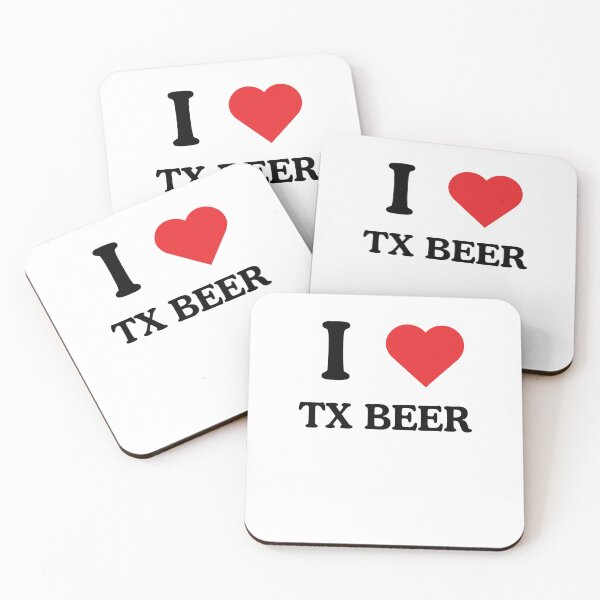 Item preview, I heart TX beer Texas beer lover craft beer drinker designed and sold by snowry.