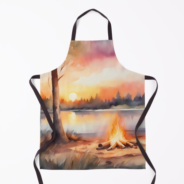 Item preview, Ambient Campfire by Lake designed and sold by CalmnessbyChoice.