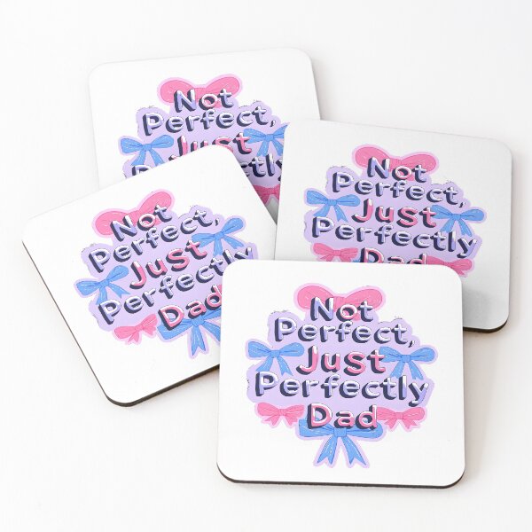 Item preview, Not Perfect, Just Perfectly Dad | Whimsical Bow Father’s Day Digital Art 2025 designed and sold by AnnDesignStudio.