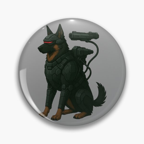 Item preview, Cyber Attack Dog – German Shepherd designed and sold by Patternicity.