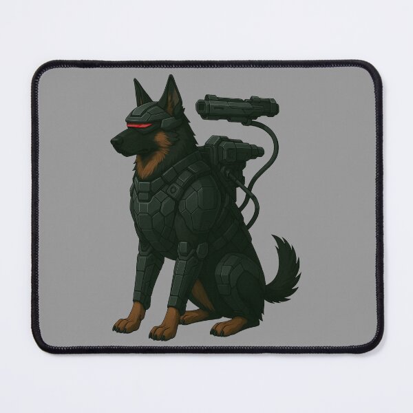 Item preview, Cyber Attack Dog – German Shepherd designed and sold by Patternicity.