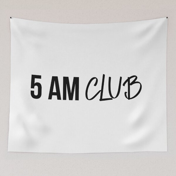 Item preview, The 5 am club morning motivation designed and sold by Agit.