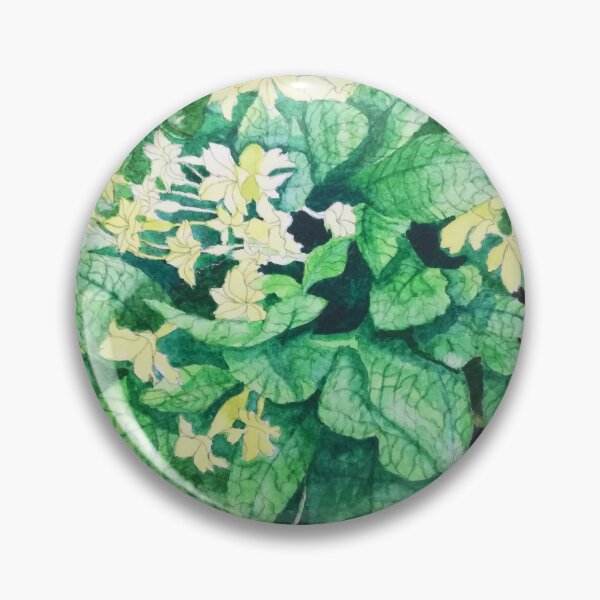 Item preview, Primroses in watercolour with a dark background.  designed and sold by esvb.
