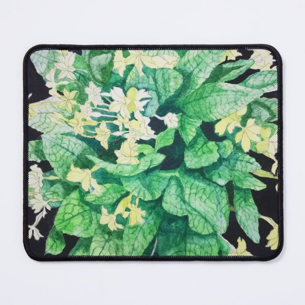 Item preview, Primroses in watercolour with a dark background. designed and sold by esvb.