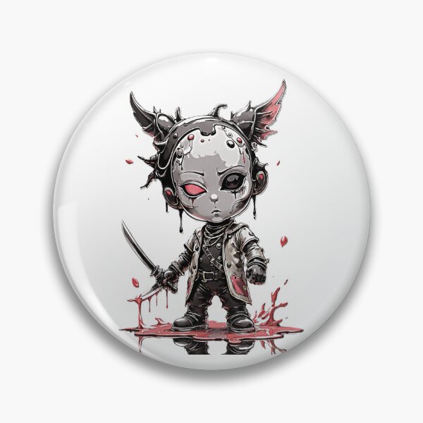 Item preview, Shadow Stitch Voodoo – Emo Gothic Doll with Dripping Blade designed and sold by Dark-Circuit-Haven.