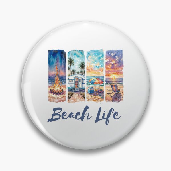 Item preview, Beach Life Watercolor Coastal Vibes designed and sold by Abdu  Innovations.