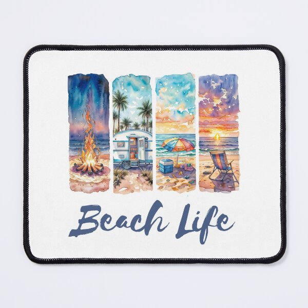 Item preview, Beach Life Watercolor Coastal Vibes designed and sold by Abdu Innovations.