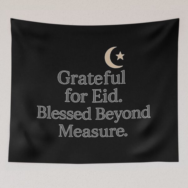 Item preview, Grateful for Eid. Blessed Beyond Measure. designed and sold by ALITOPRINCE.