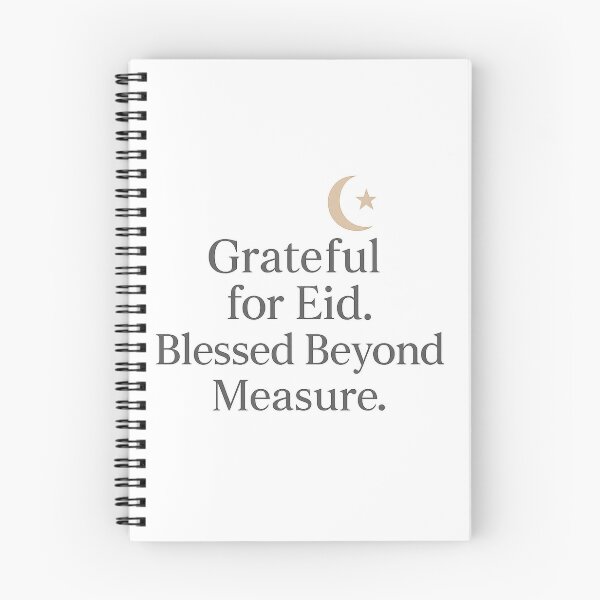 Item preview, Grateful for Eid. Blessed Beyond Measure. designed and sold by ALITOPRINCE.