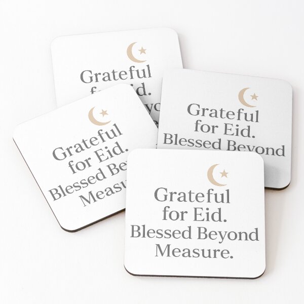Item preview, Grateful for Eid. Blessed Beyond Measure. designed and sold by ALITOPRINCE.