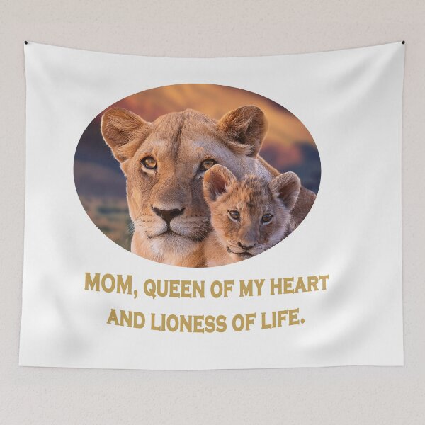 Item preview, Lioness Mom Queen of My Heart designed and sold by JOUNO.