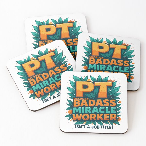 Item preview, Physical Therapist Because Badass Miracle Worker Isn't A Job Title! designed and sold by TeesYouWant.