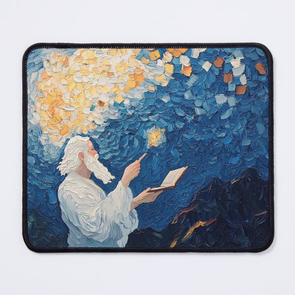 Item preview, Messenger god | Post-impressionist painting style designed and sold by ComicsFactory.