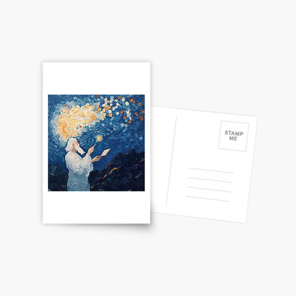 Item preview, Messenger god | Post-impressionist painting style designed and sold by ComicsFactory.