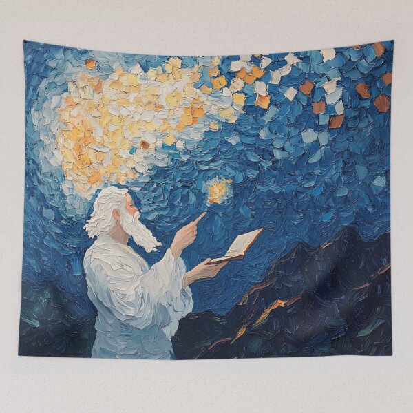 Item preview, Messenger god | Post-impressionist painting style designed and sold by ComicsFactory.