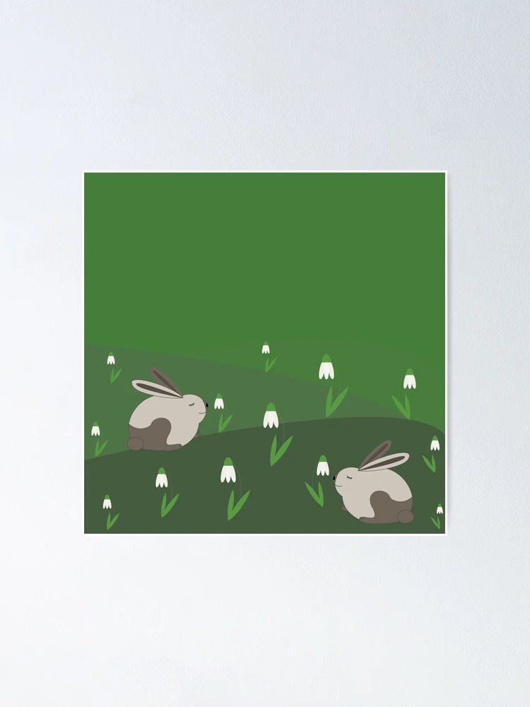 Thumbnail 1 of 3, Poster, Rabbits designed and sold by InnaCreates.