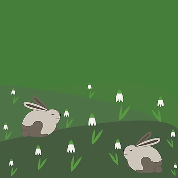 Artwork thumbnail, Rabbits by InnaCreates
