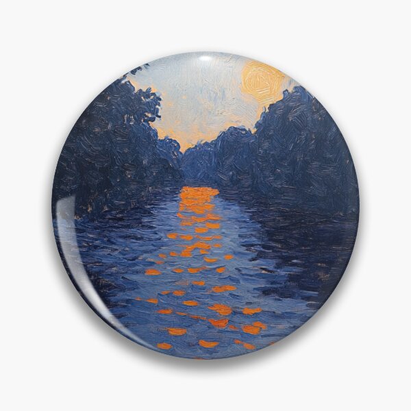 Item preview, Metal | Post-impressionist painting style designed and sold by ComicsFactory.
