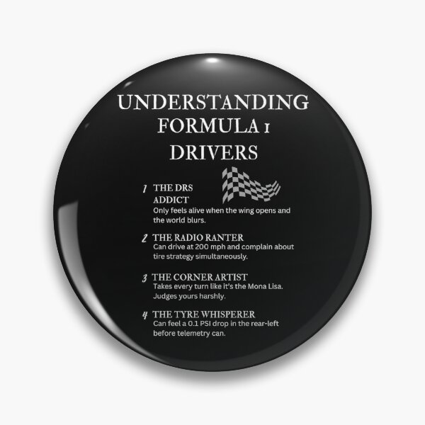 Item preview, Understanding Formula 1 Drivers – Hilarious F1-Inspired Definitions – Black designed and sold by PsyFlow35.
