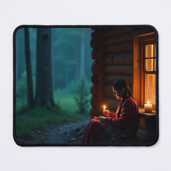 Item preview, Recluse Lifestyle: Embracing Solitude in Nature's Darkness designed and sold by LinaSpectrum.