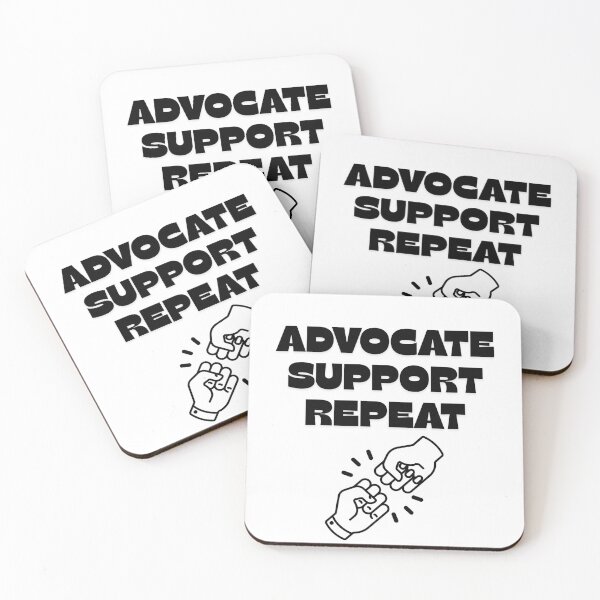 Item preview, Advocate Support Repeat – Social Work Empowerment designed and sold by Inkspire Design.