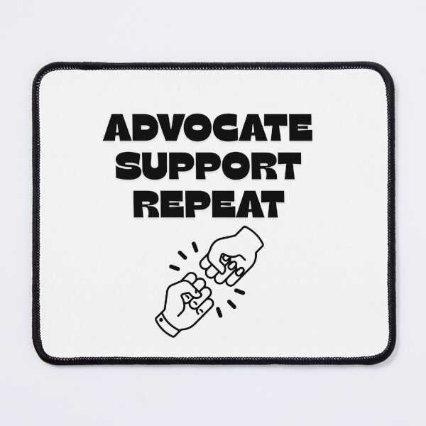 Item preview, Advocate Support Repeat – Social Work Empowerment designed and sold by Inkspire Design.