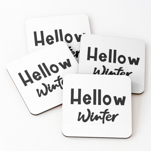 Item preview, Hello winter, winter print, winter phrase, winter quote, lettering. designed and sold by JuliJoy.